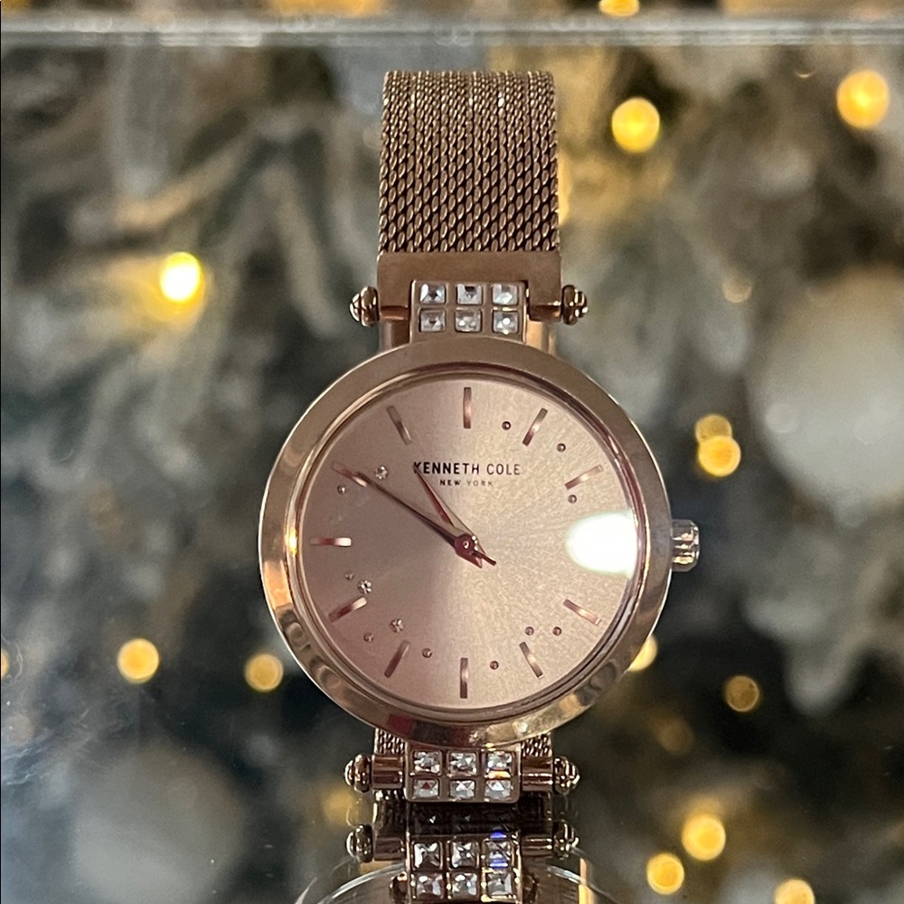 💥💥Kenneth Cole Women's Rose Gold Mesh Watch